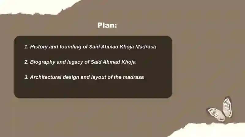 Said Ahmad Khoja Madrasa 2