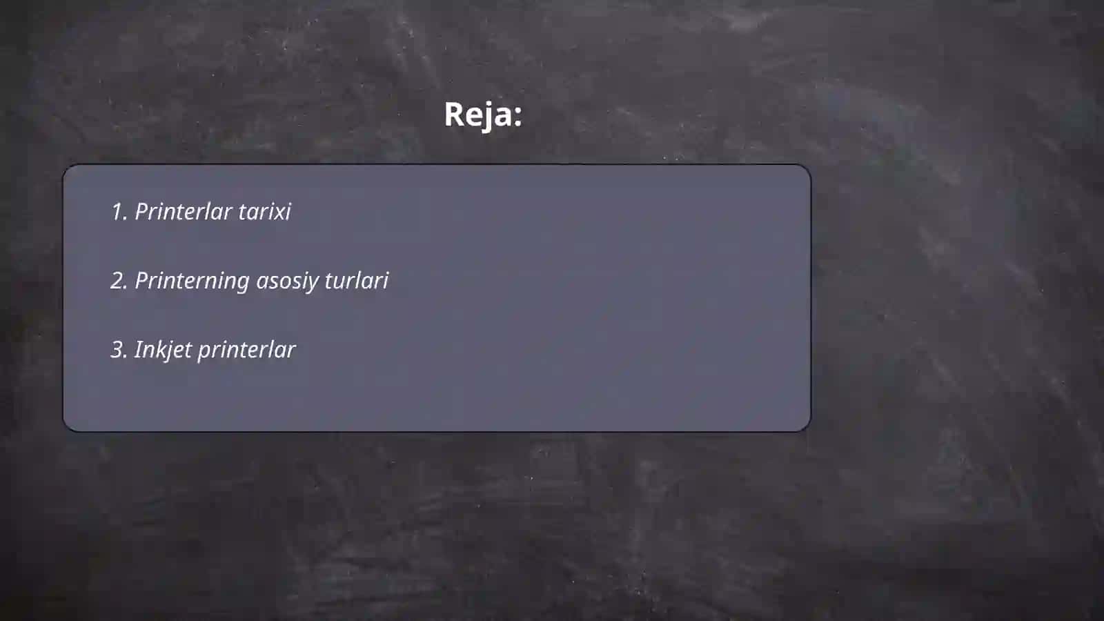 Printerlar turlari va ishlashi 2