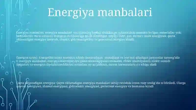 Energy System 2