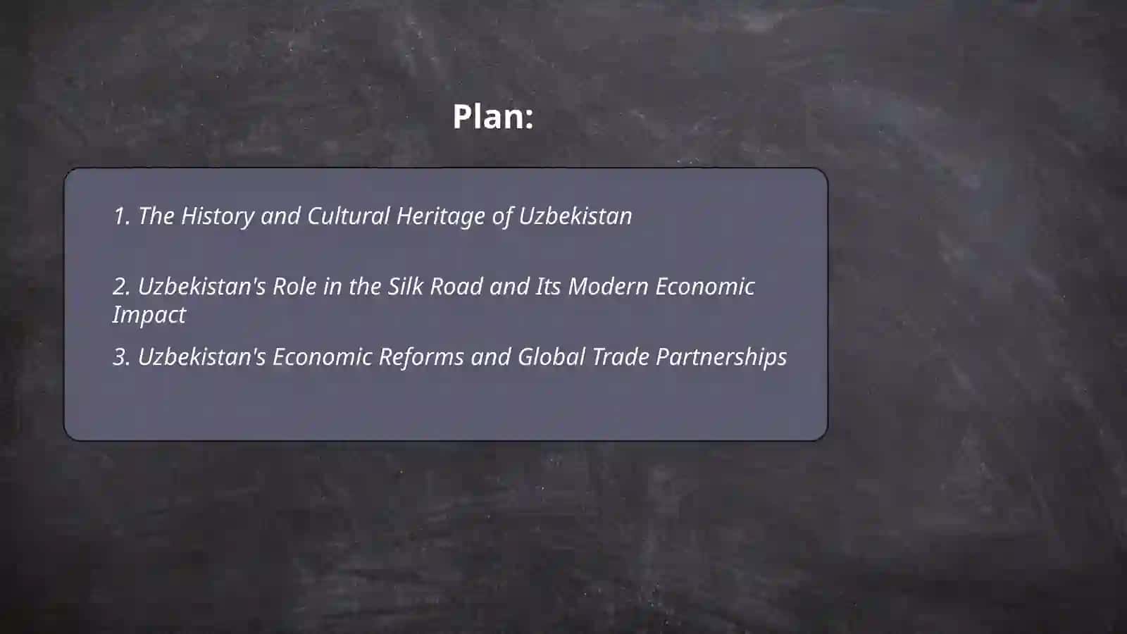Uzbekistan and the world 2