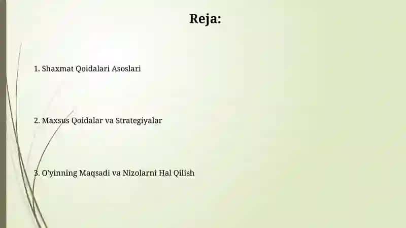 Shaxmat oʻyin qoidalari 2