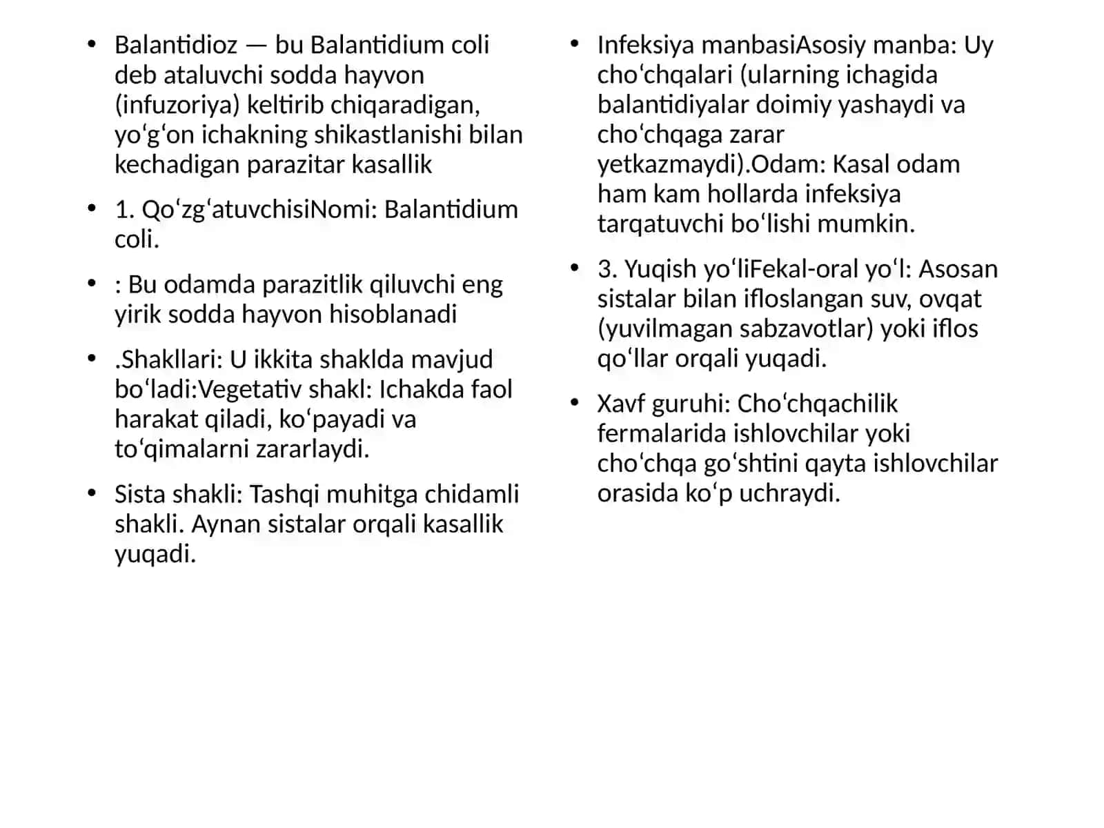 Balantidioz 2