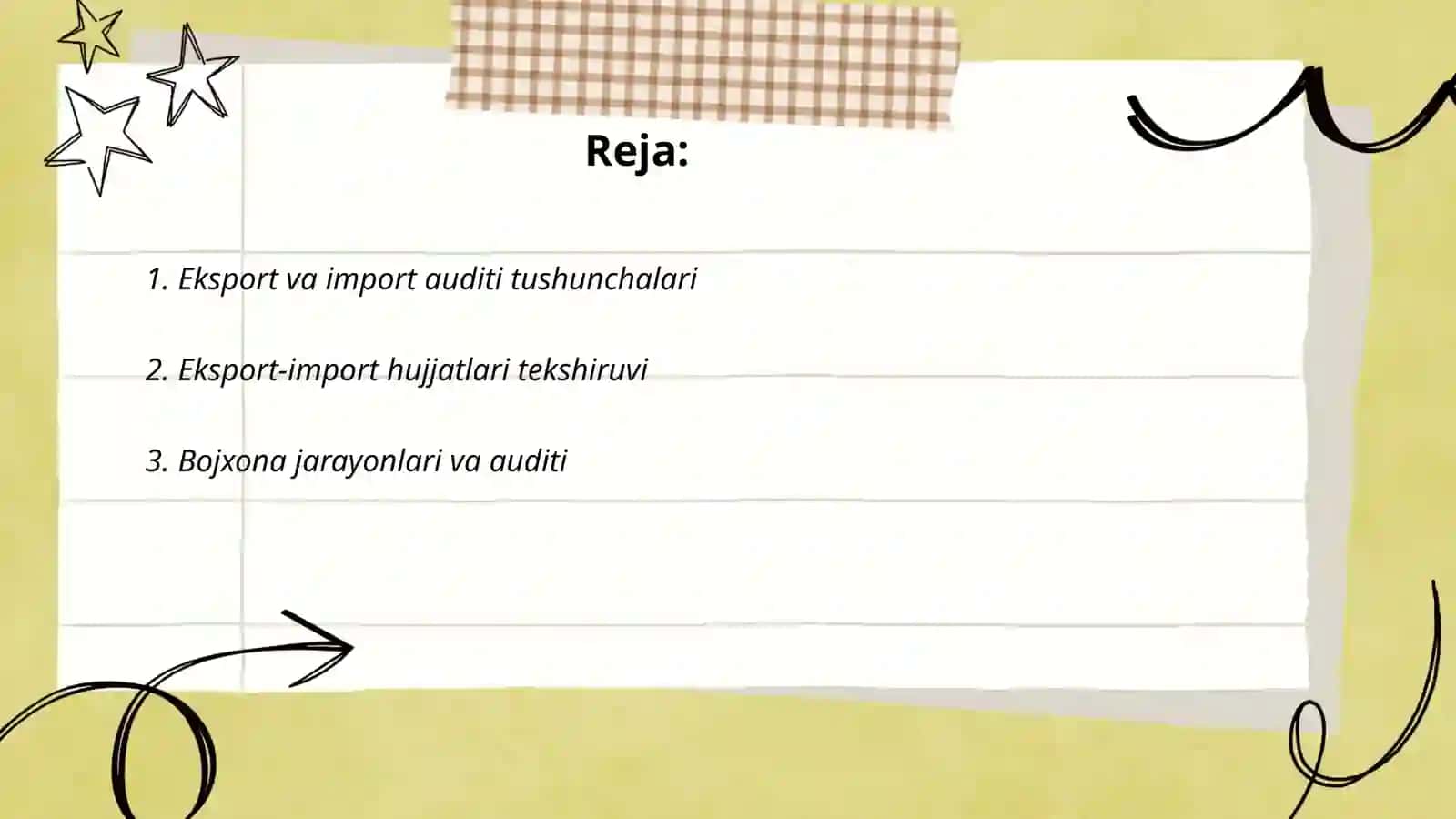 Eksport va Import Auditi 2