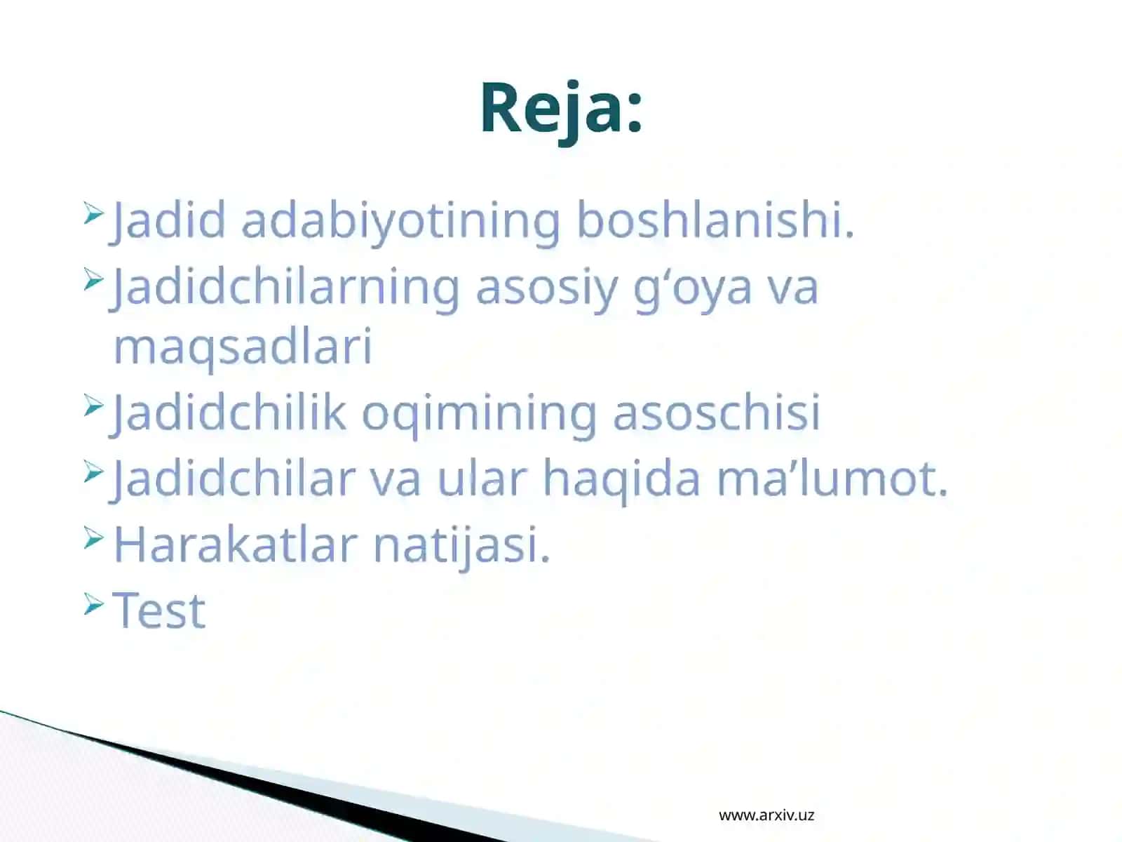 Jadid Adabiyoti 2