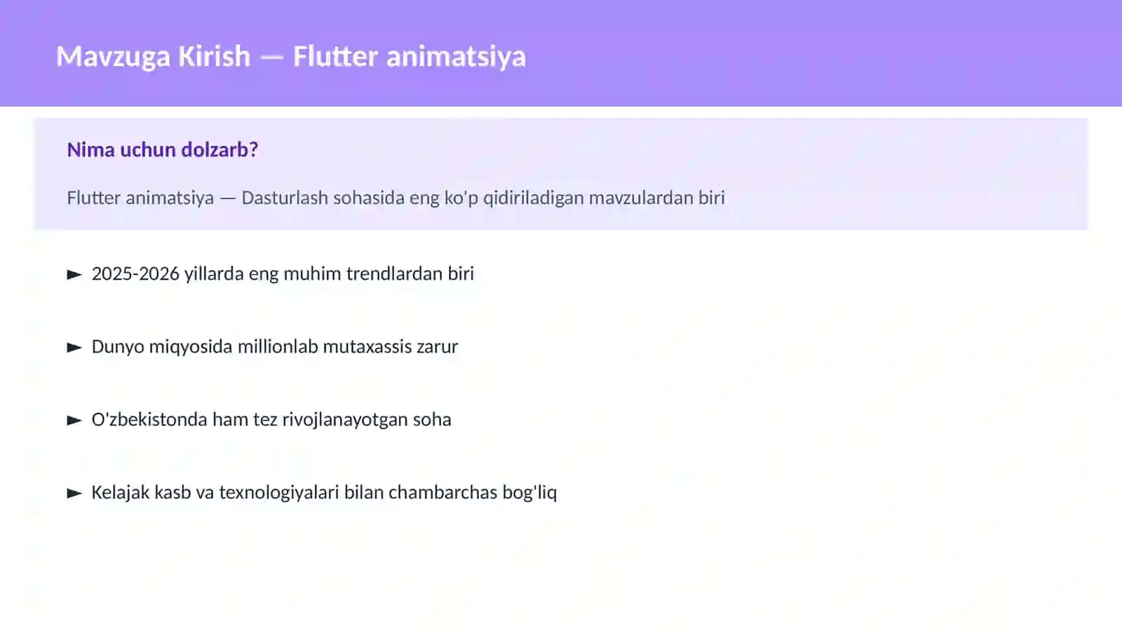 Flutter animatsiya 2