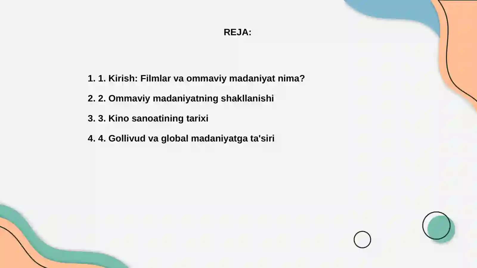 Filmlar va ommaviy madaniyat 2