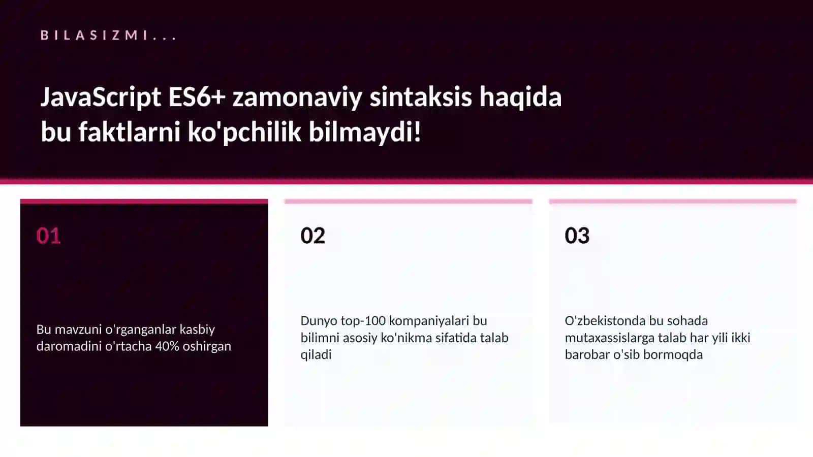 DASTURLASH VA KODLASH 2
