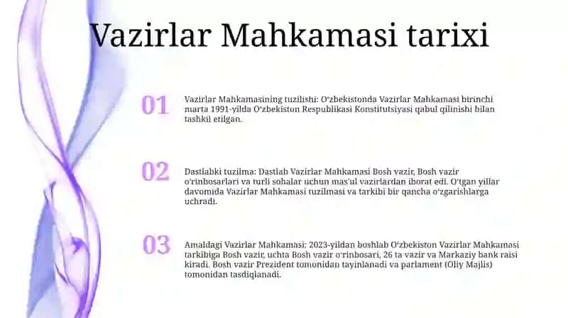 Vazirlar Mahkamasi Tarixi 2