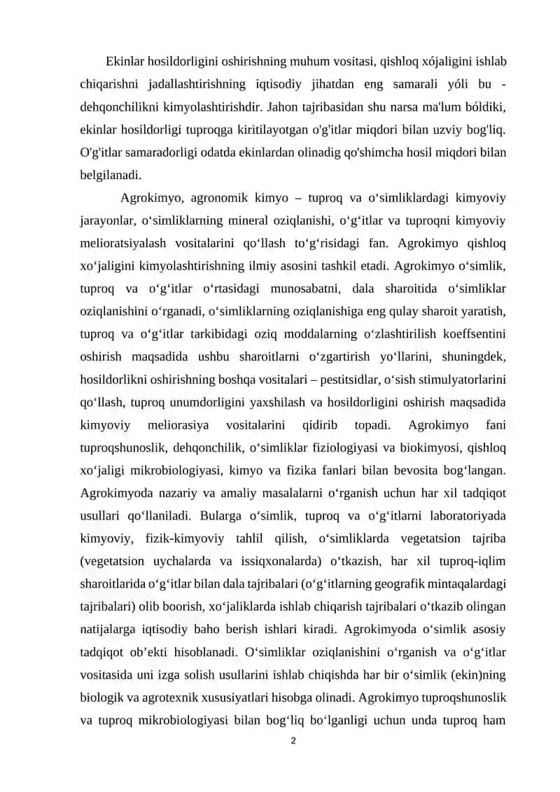O'SIMLIKLARNING ILDIZ VA HAVO ORQALI OZIQLANISHI 2