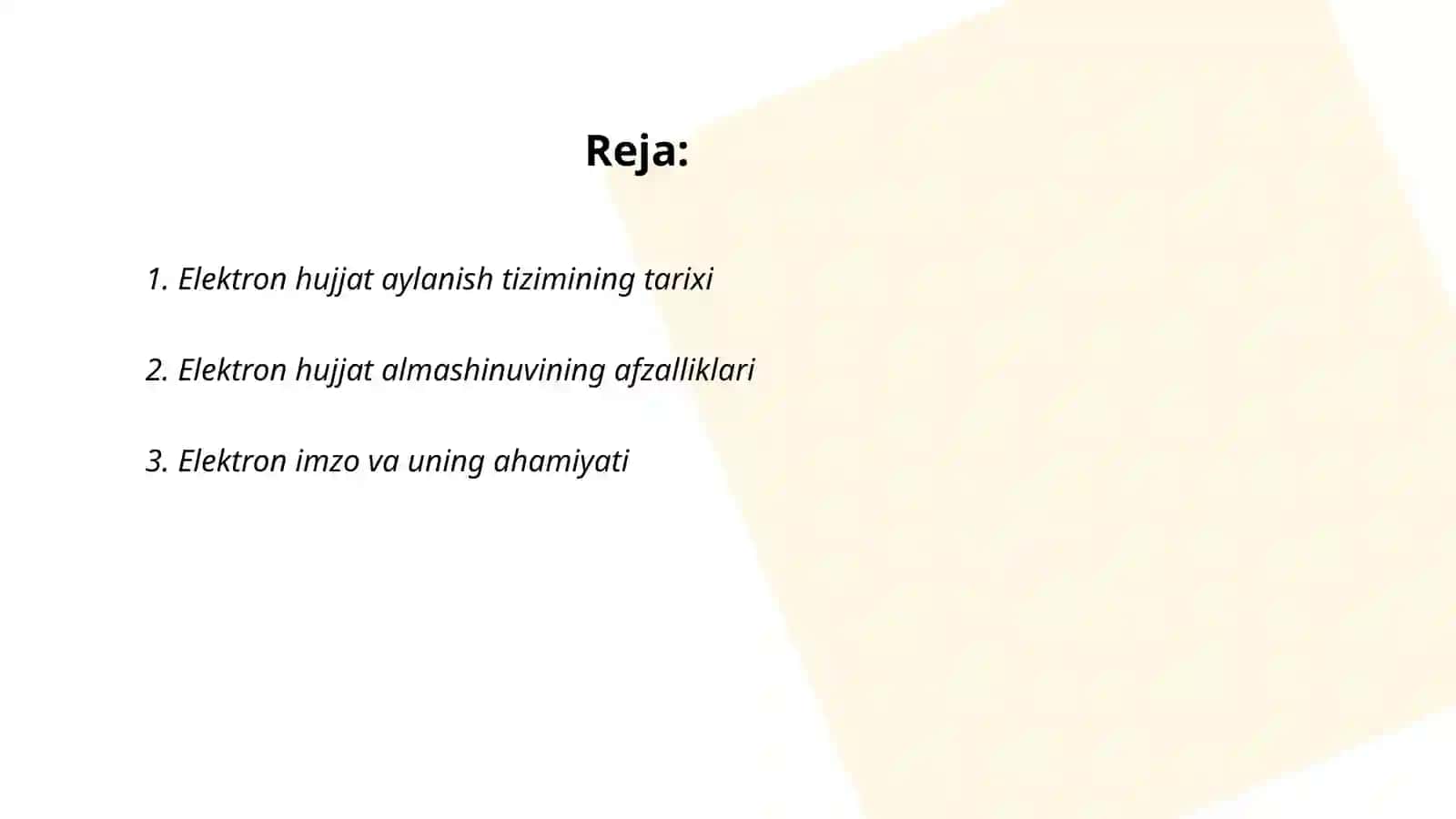 Elektron hujjat aylanish tizimi 2