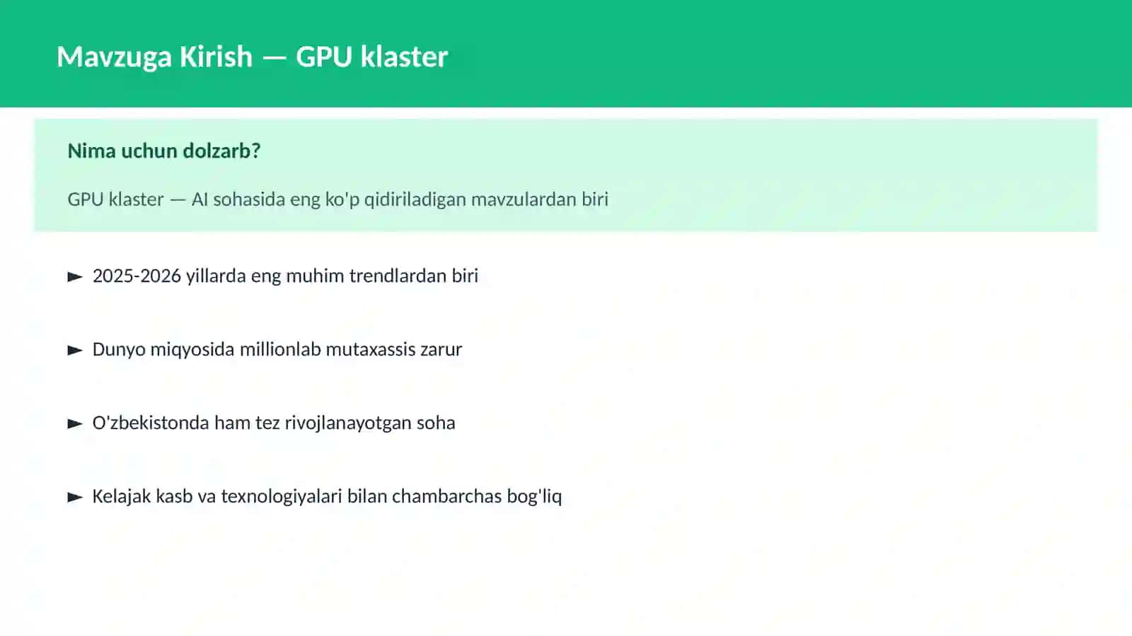 GPU klaster 2