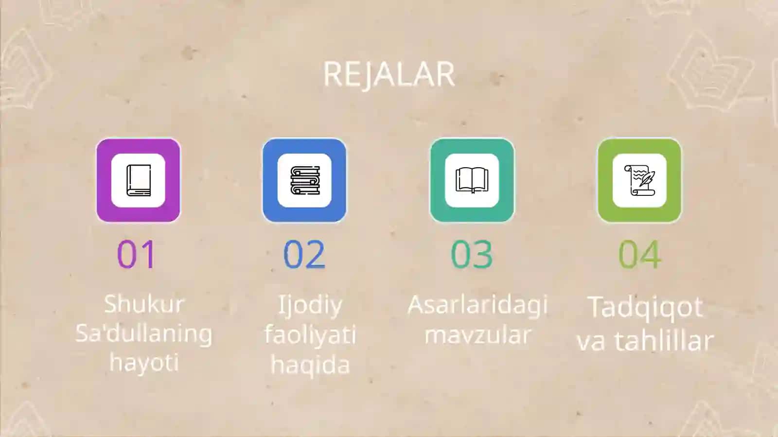 Shukur Sa’dullAhayoti va ijodi(1912-1972) 2
