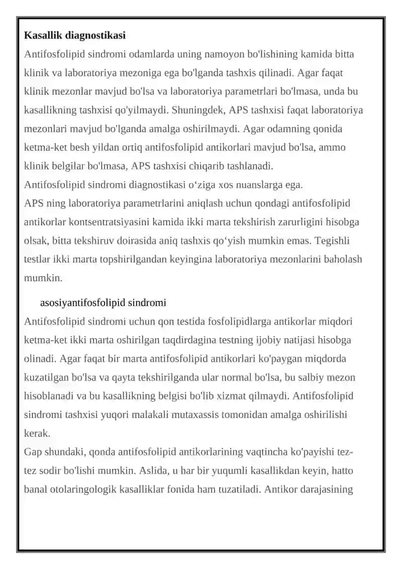 Antifosfolipid sindromi 2