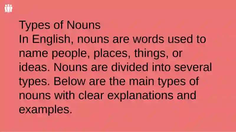 Types of Nouns 2