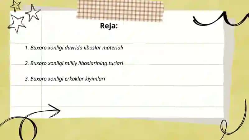 Buxoro xonligi liboslar tarixi 2