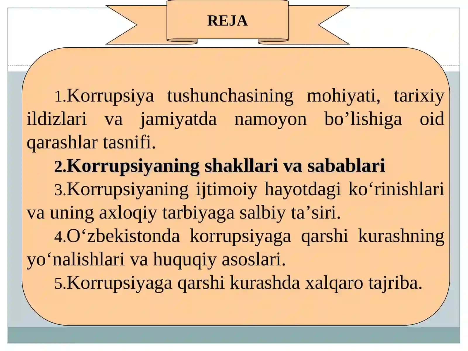Korrupsiyaning Mohiyati, Oqibatlari va Unga Qarshi Kurash Mexanizmlari 2