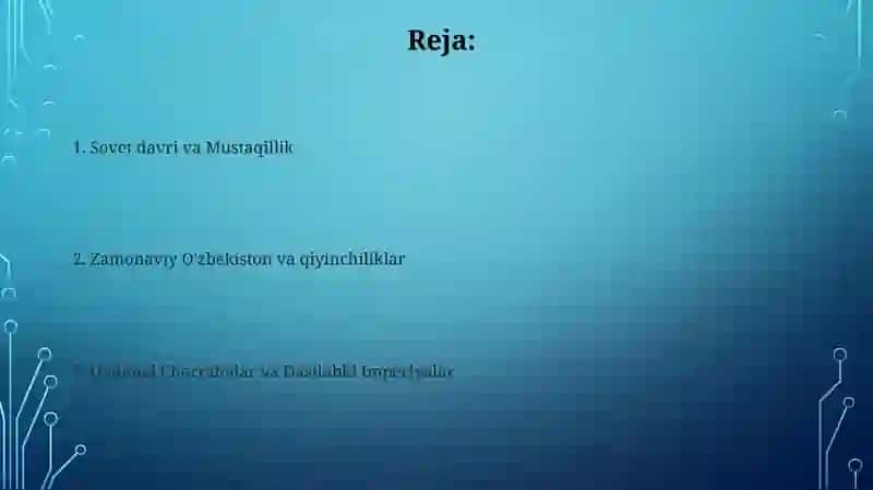 Suzish rivojlanish tarixi 2