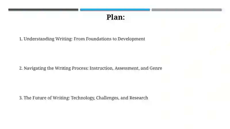 The development of writing skills 2