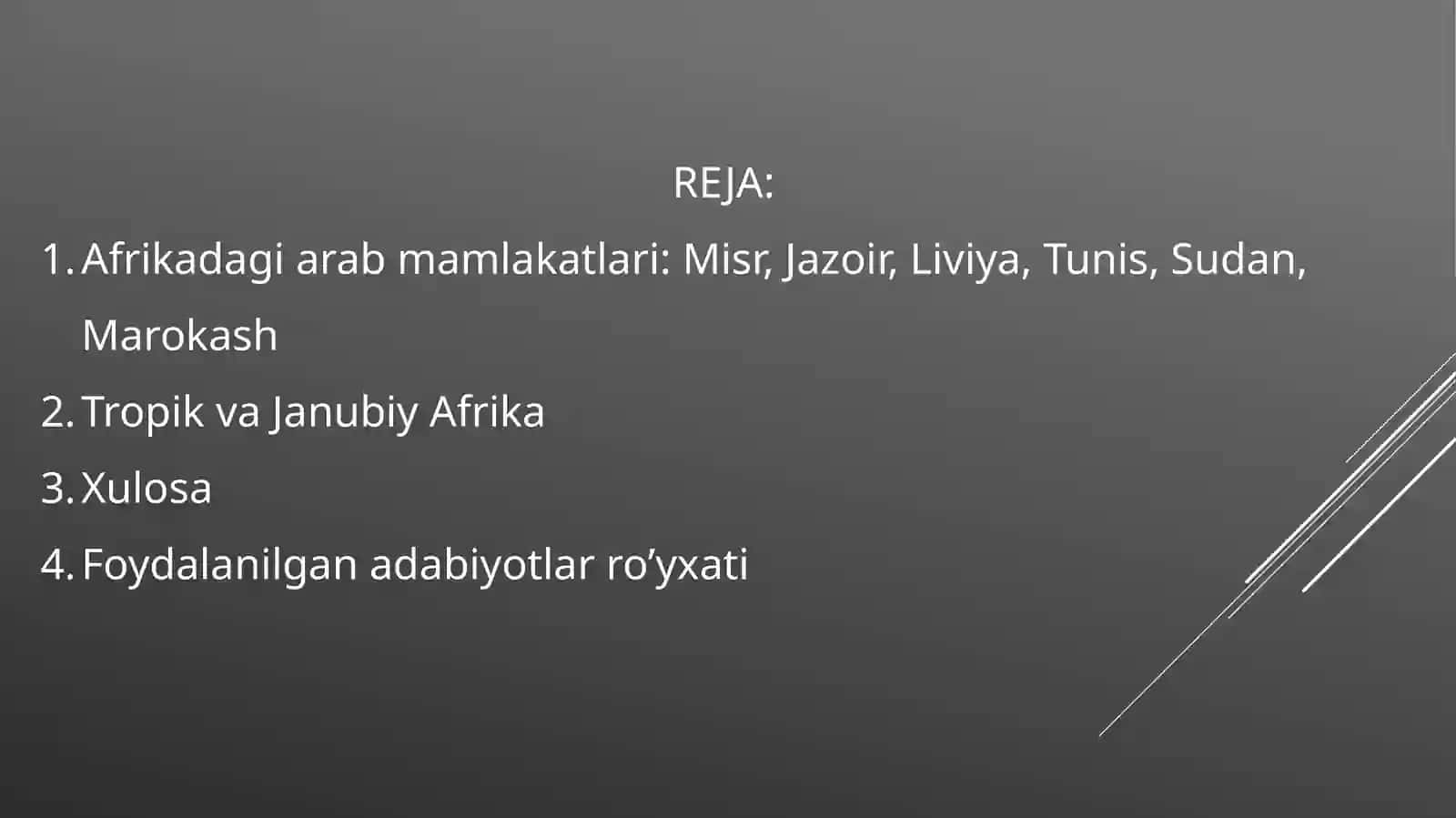 Afrikadagi Arab mamlakatlari 2