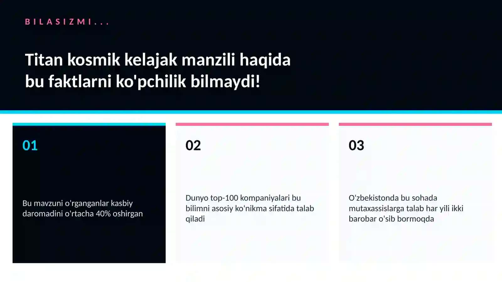 Titan kosmik kelajak manzili 2