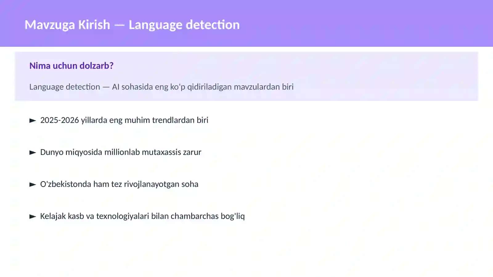 AI | NLP TABIIY TIL QAYTA ISHLASH 2