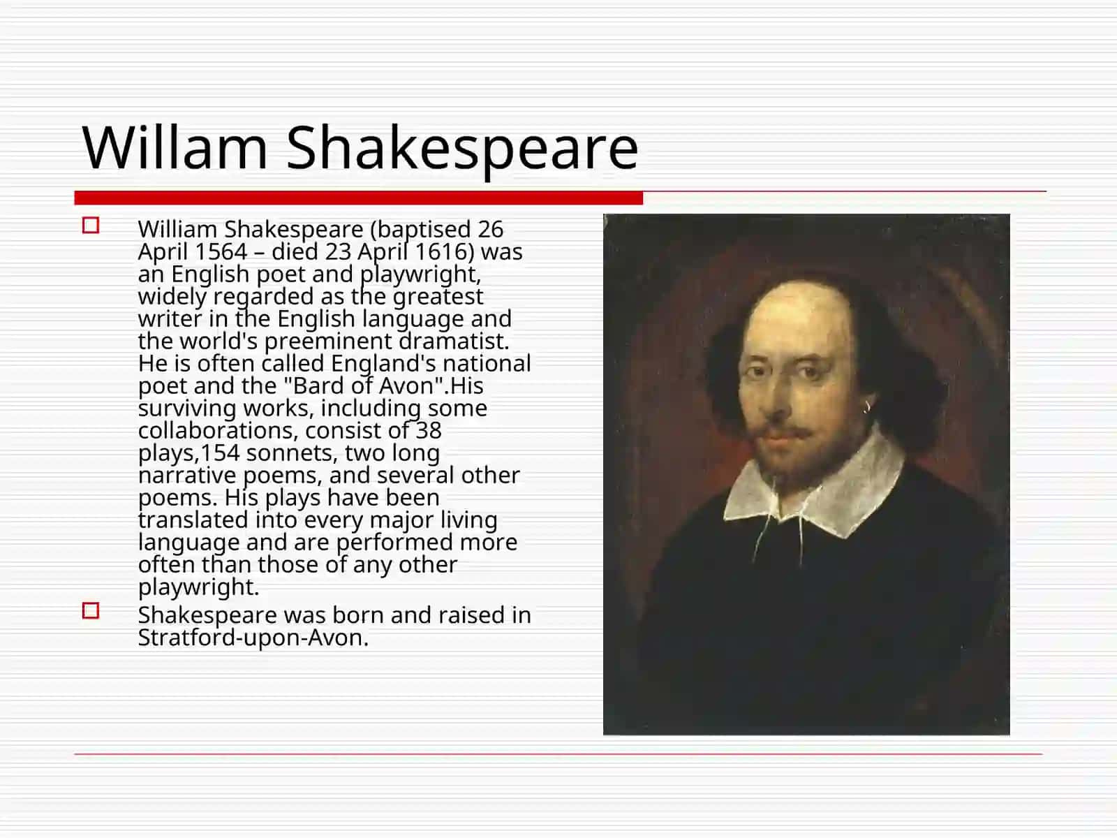 Willam Shakespeare 2