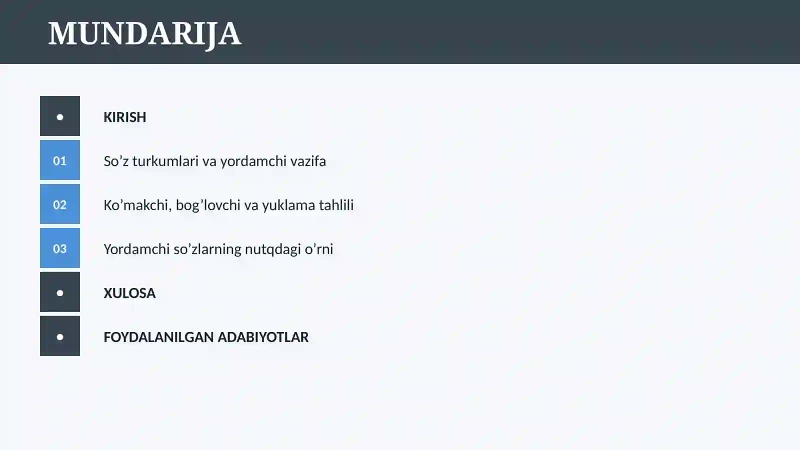 YORDAMCHI SO’ZLAR 2