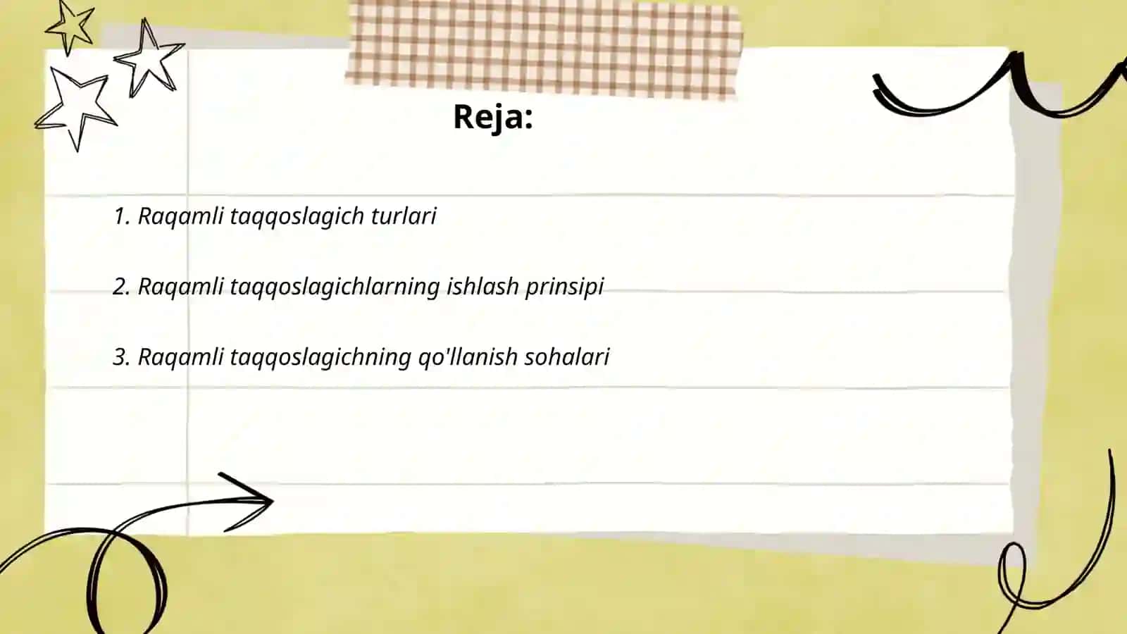Raqamli taqqoslagichlar 2