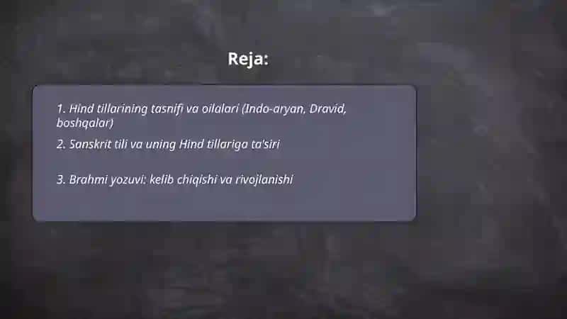 Hind tillari va Hind yozuvi 2