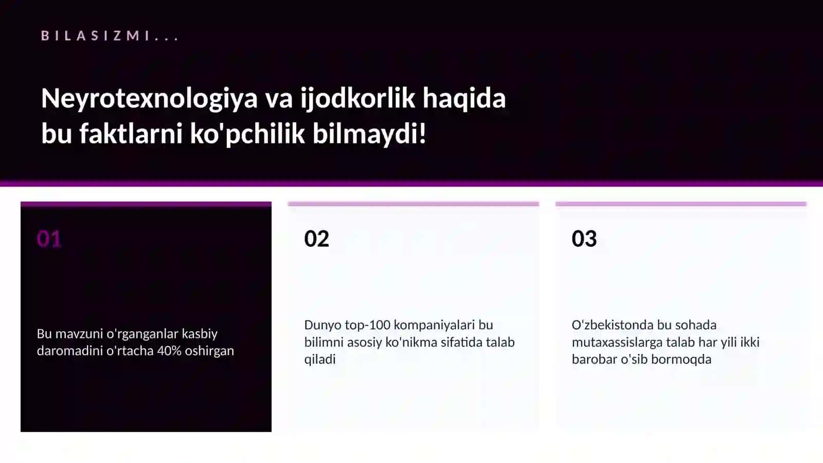 NEYROTEXNOLOGIYA VA MIYA 2