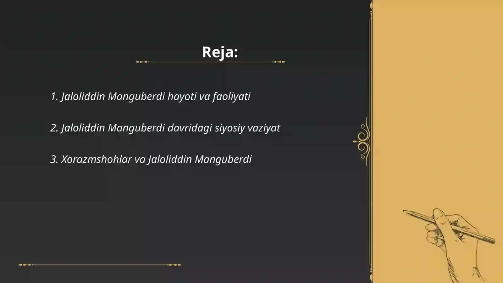 Jaloladdin Manguberdi-vatan himoyachisi 2