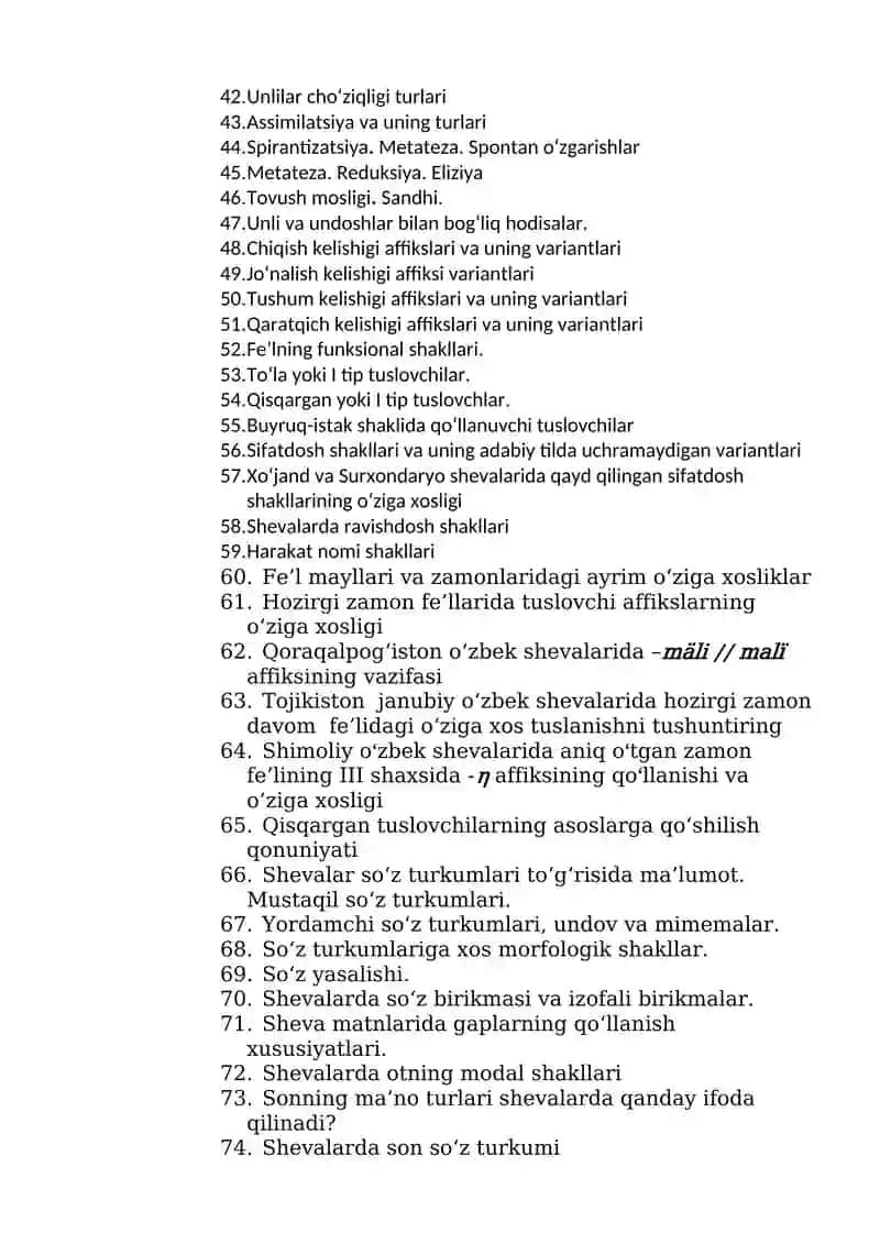 O‘zbek Dialektologiyasi 2