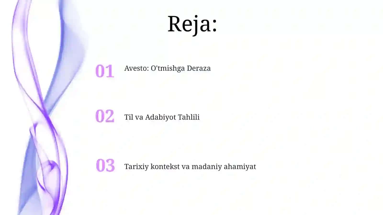Avesto: O'tmishga Deraza 2