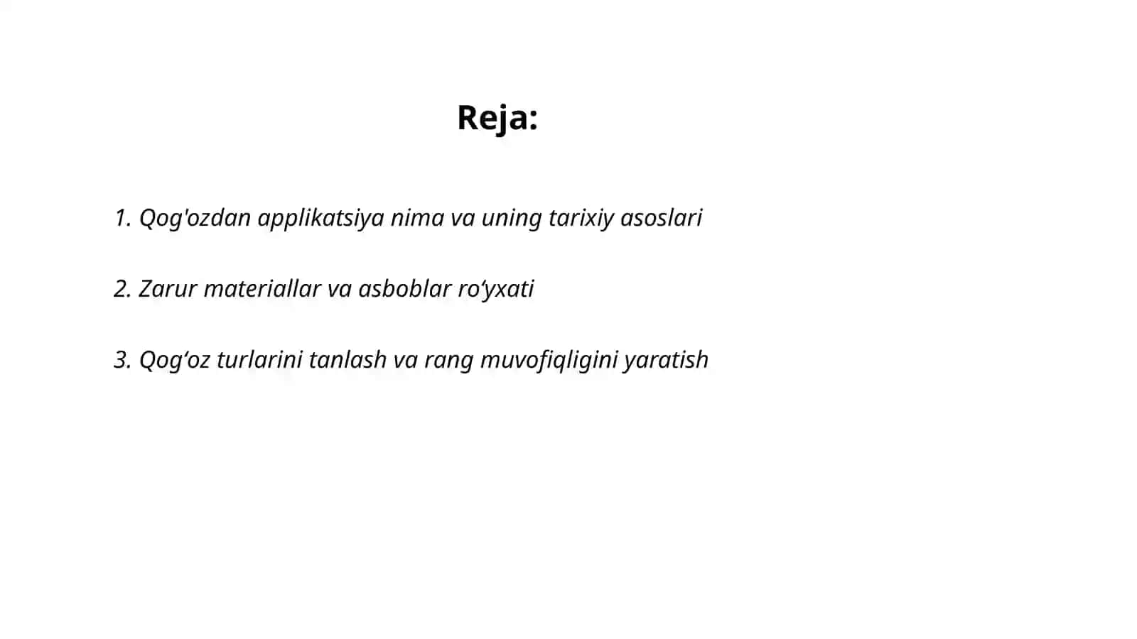 Qog'ozdan applikatsiya yasash 2