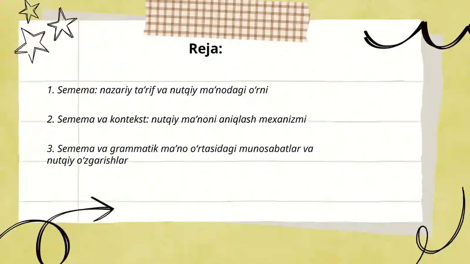 Semema va nutqiy ma'no 2