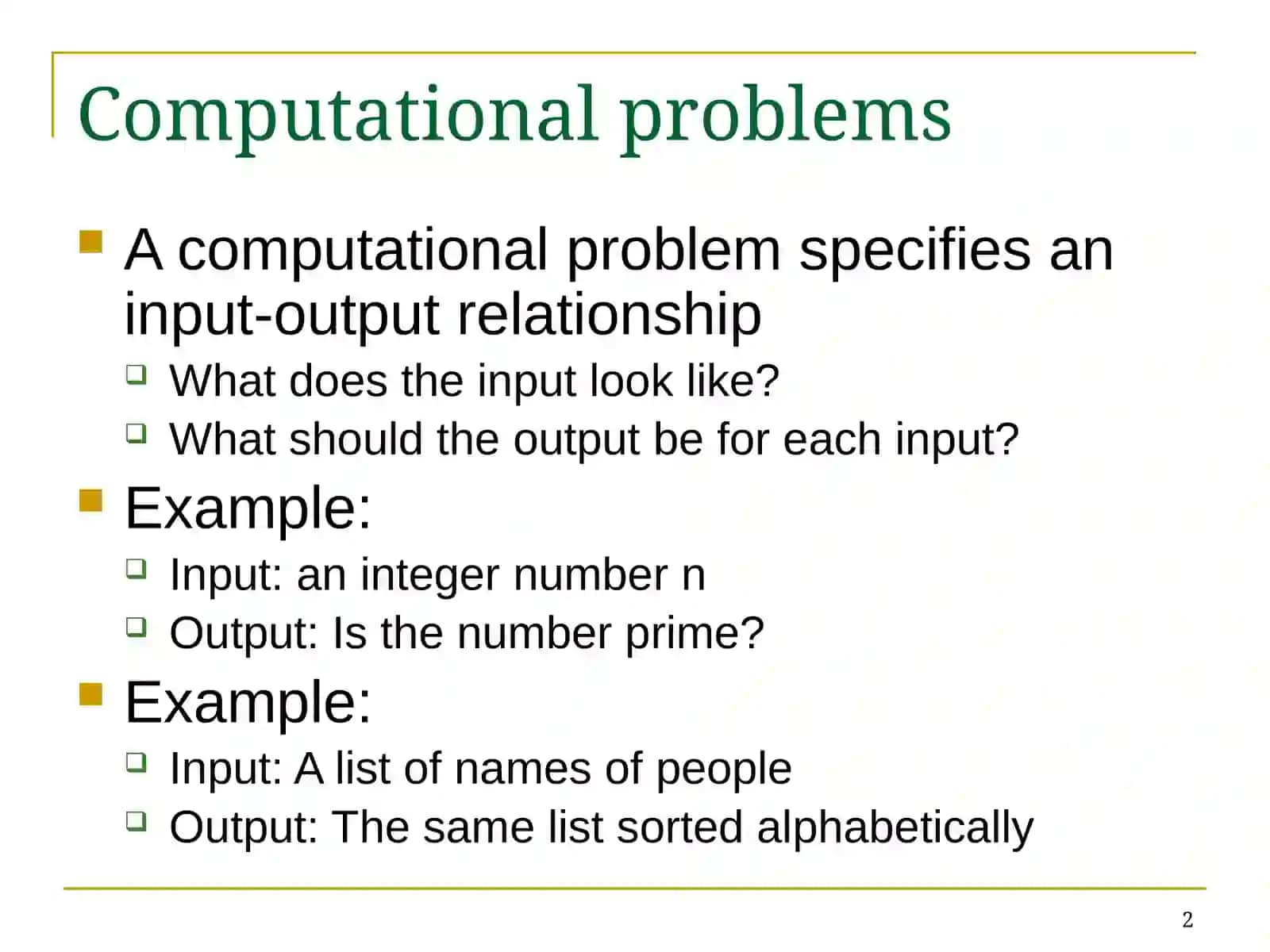 Pseudo-code to Solve Problems 2