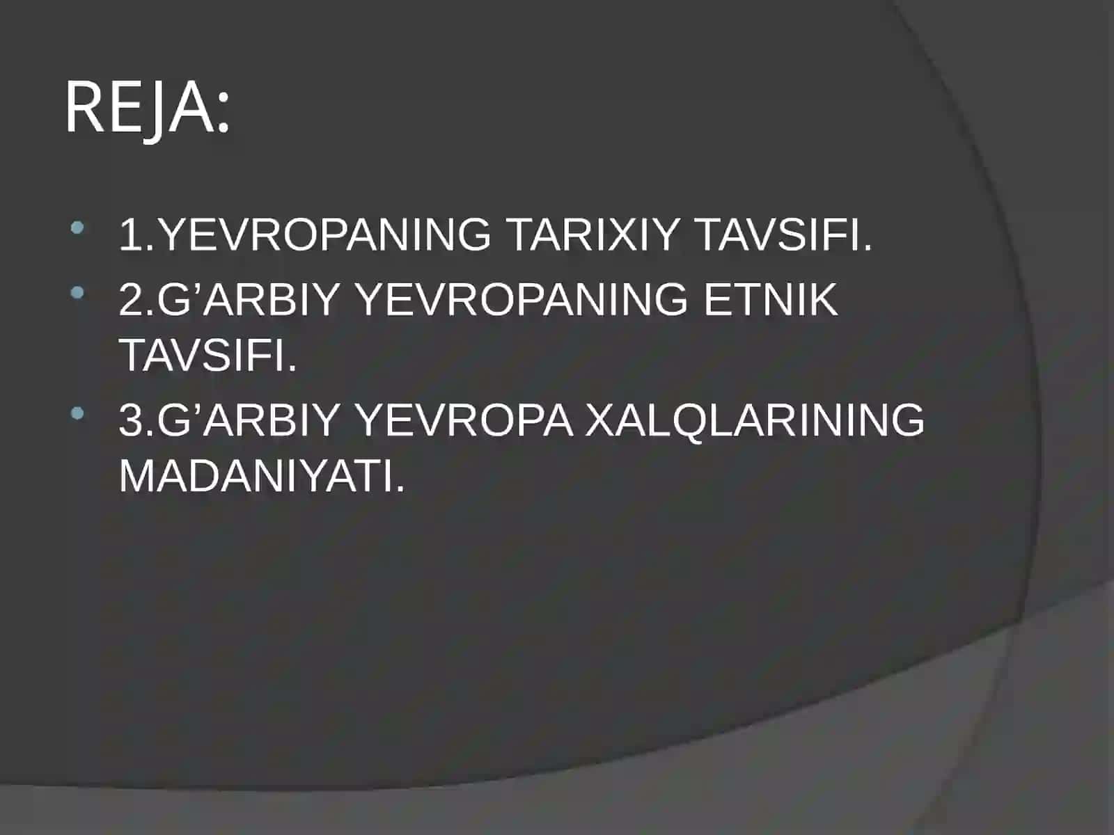 YEVROPA XALQLARI 2