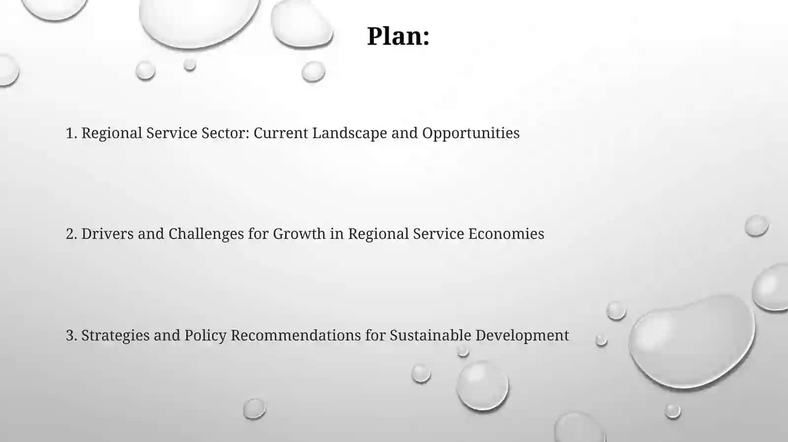 Presentation on Service Sector Development 2