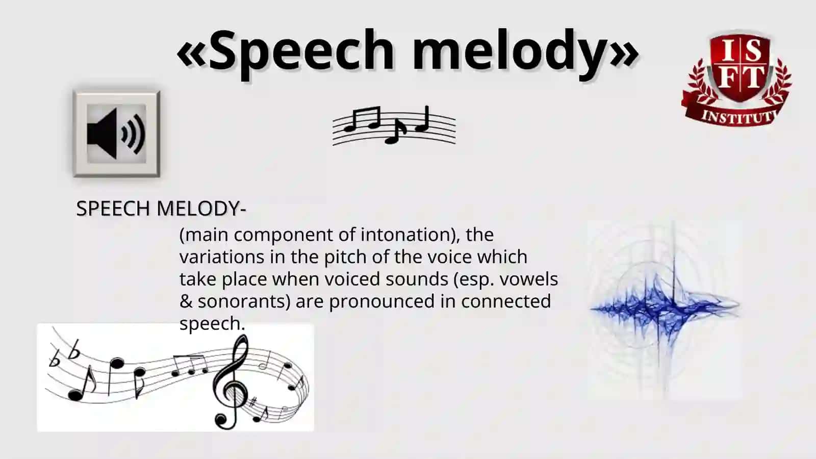 Speech melody 2