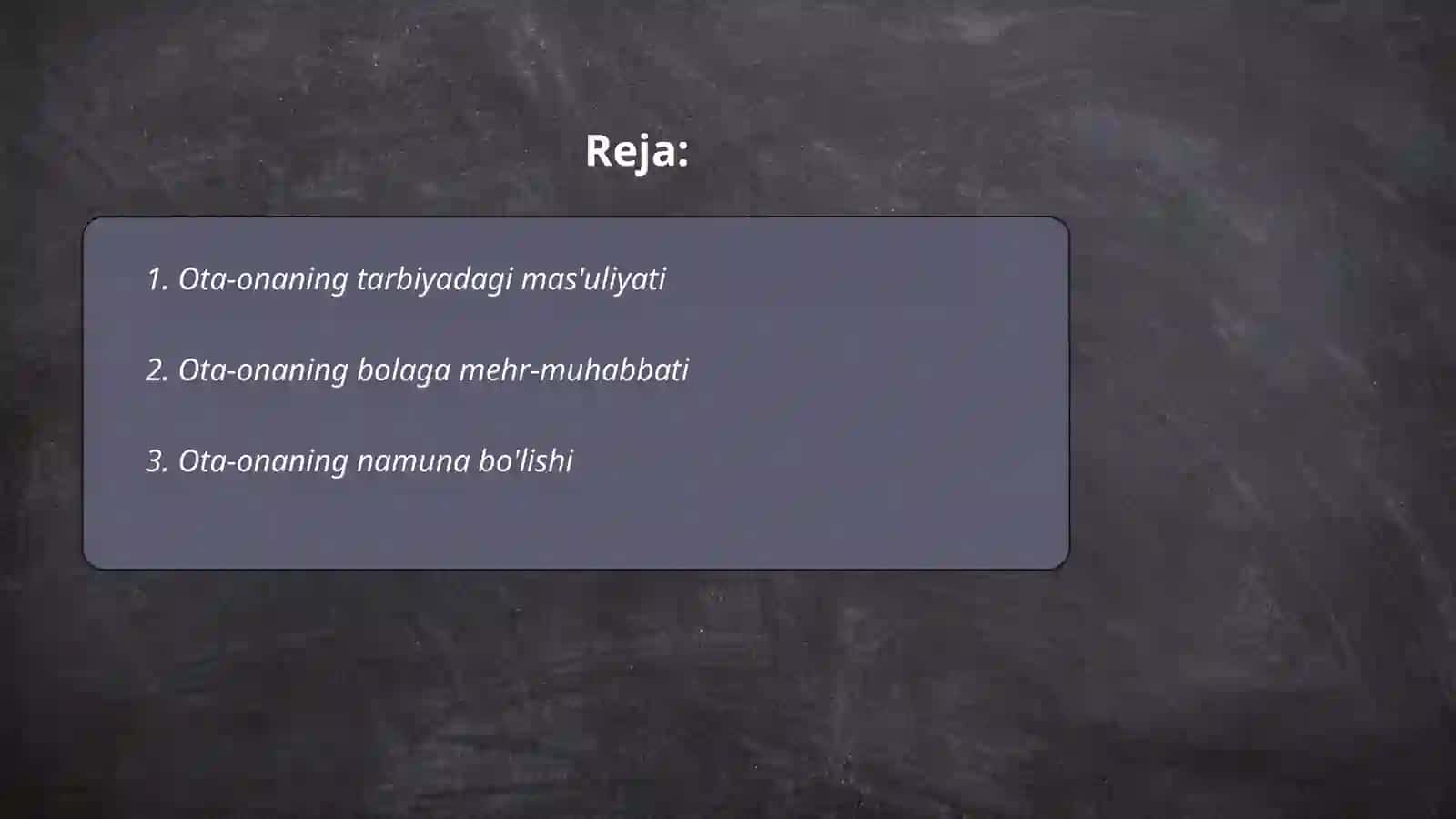 Bola tarbiyasida ota-ona ro'li 2