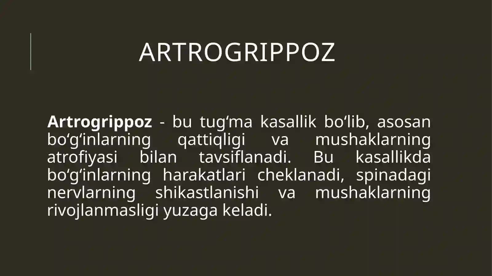 Artrogrippoz 2