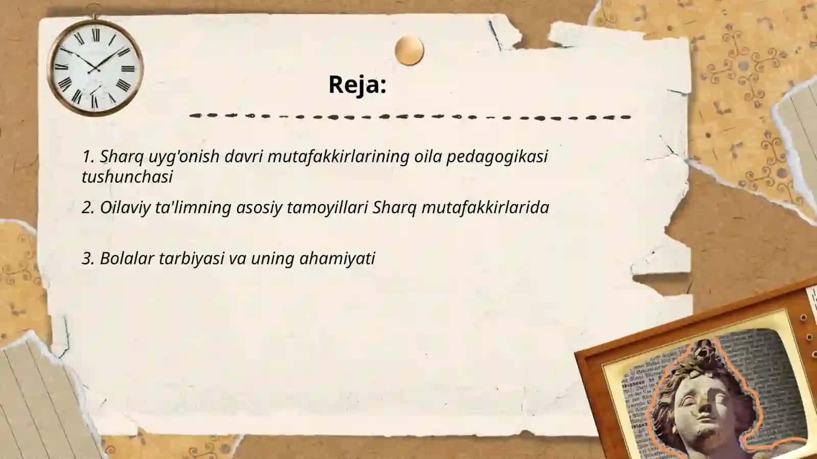 Sharq uyg'onish davri mutafakkirlarining asarlarida oila pedagogikasiga oid fikrlarning rivojlanishi 2