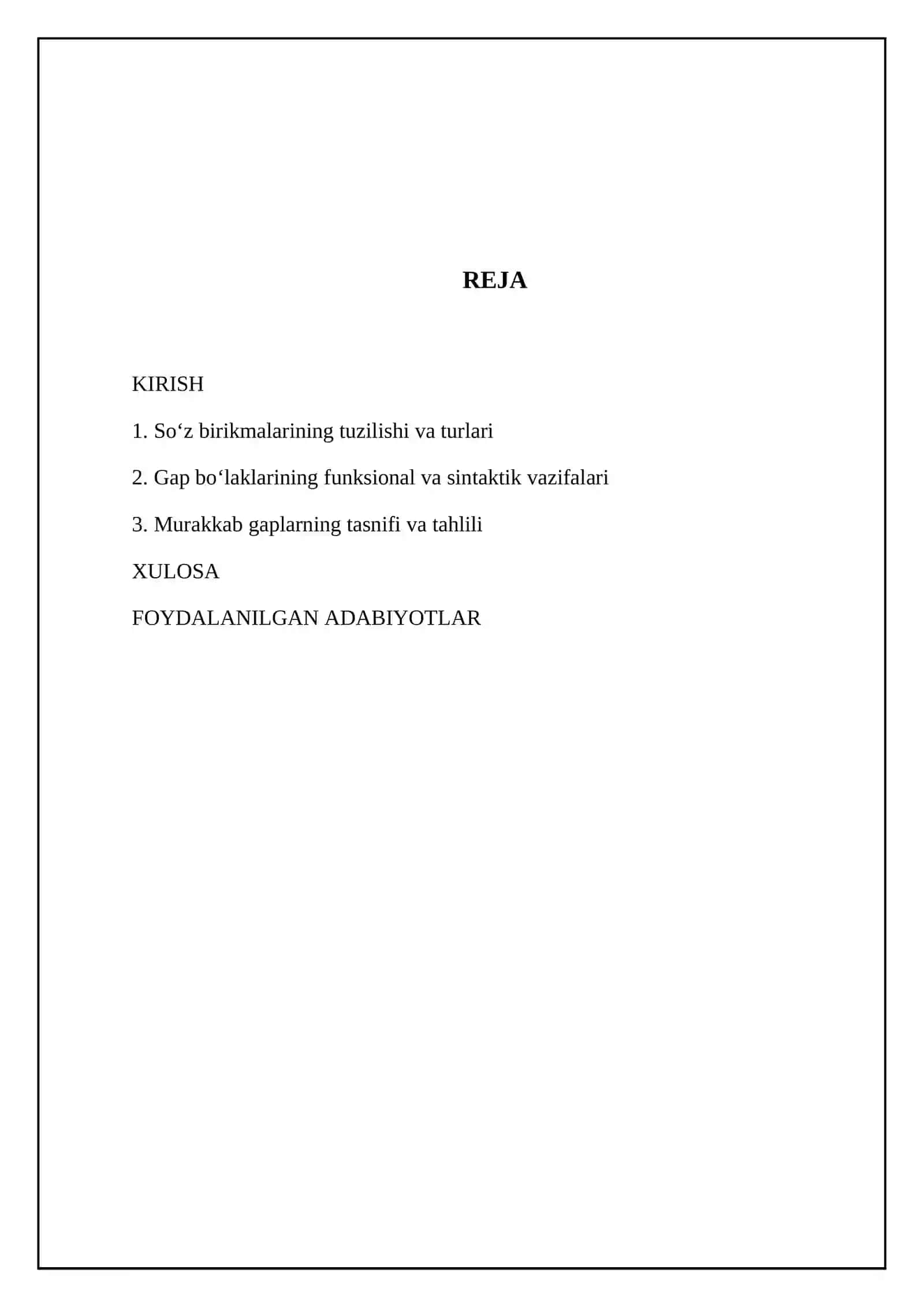 Sintaktik taxlil 2