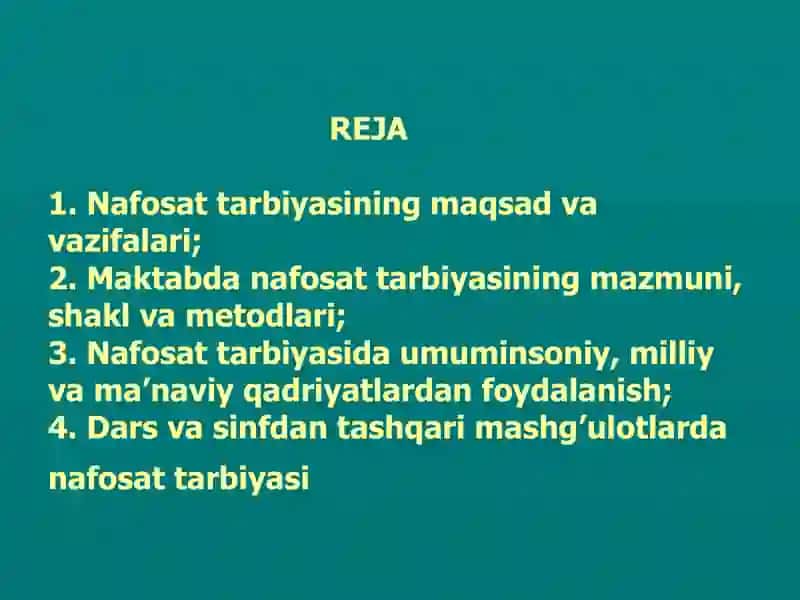 Nafosat tarbiyasi 2