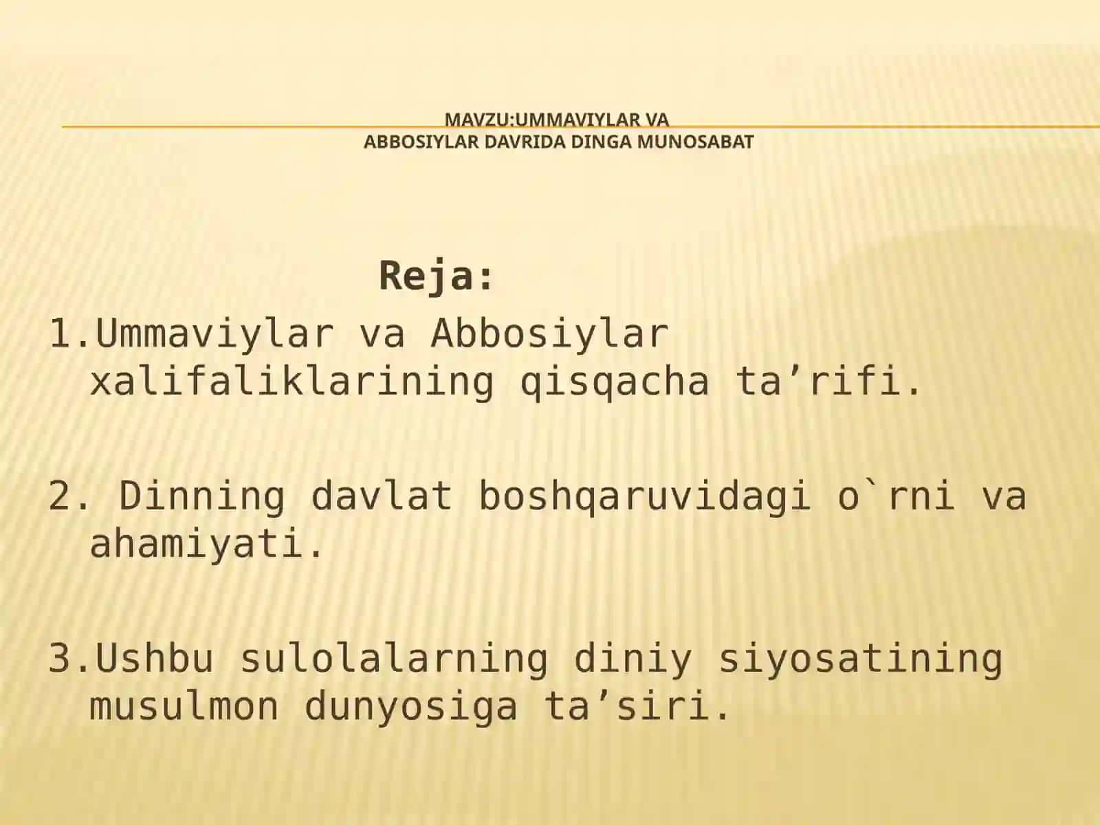 UmmaviylarvaAbbosiylardavridadingamunosabat 2