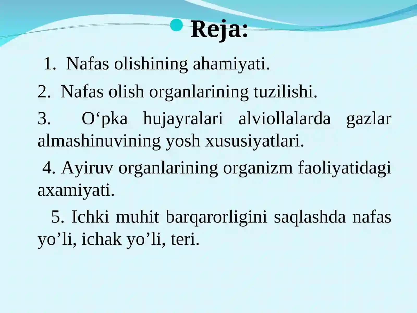 Ayiruvva nafastizimlariningyosh xususiyatlari va gigienasi 2