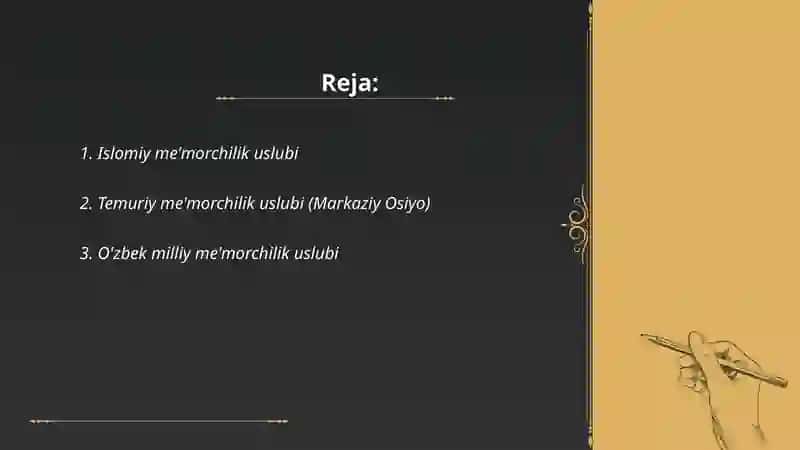 Islomiy me'morchilik uslubi 2