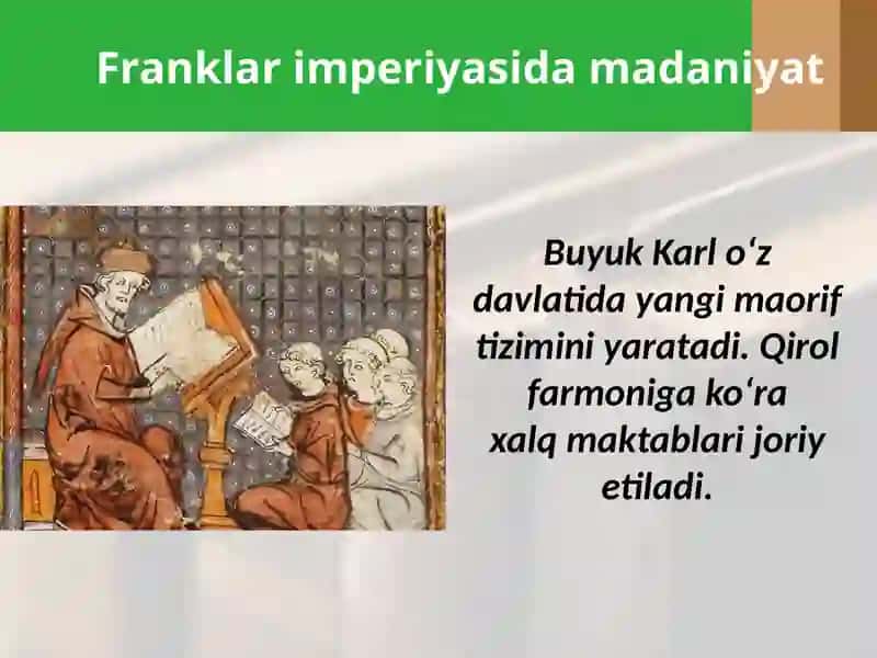 Ilk o'rta asrlarda Yevropa madaniyati 2