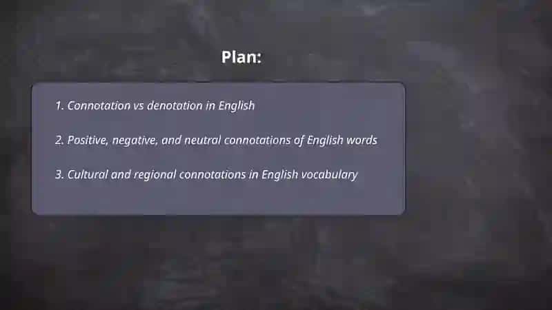 Connotation vs. Denotation in English 2