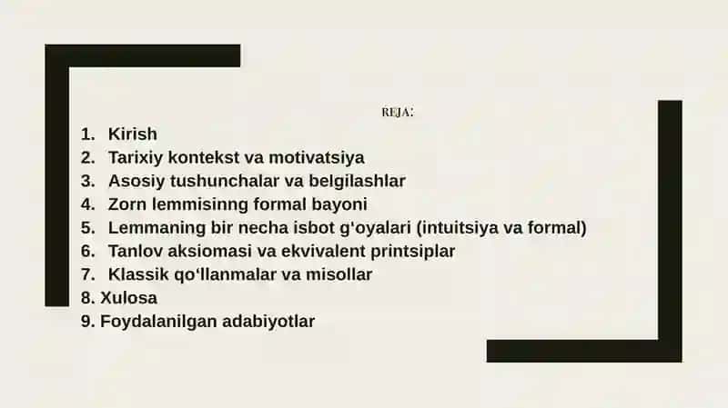 Sorn lemmasi 2